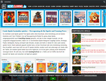 Tablet Screenshot of newsgaming.de